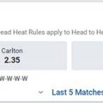sports bet afl draw